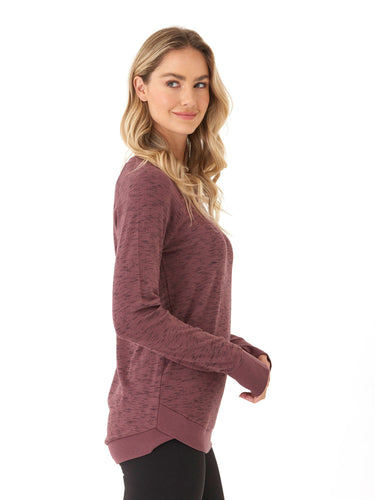 Cannon Rhythm Slub Tulip Hem Tunic Womens Tops Long Tee Threads 4 Thought