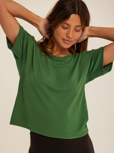Shana Modal Terry Tee Womens Tops Short Tee Threads 4 Thought
