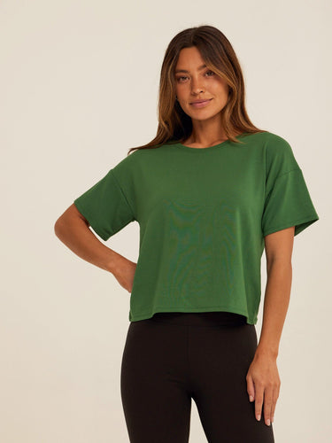 Shana Modal Terry Tee Womens Tops Short Tee Threads 4 Thought