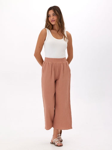 Ivanna Gauze Wide Leg Pant Womens Bottoms Pants Threads 4 Thought
