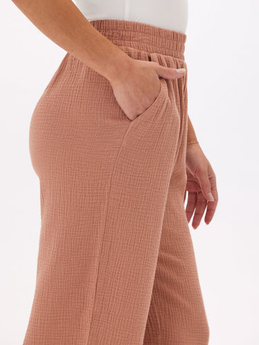 Ivanna Gauze Wide Leg Pant Womens Bottoms Pants Threads 4 Thought