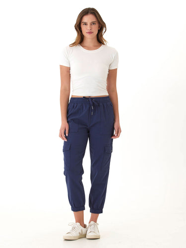 Delilah Stretch Twill Cargo Jogger 27" Womens Bottoms Pants Threads 4 Thought