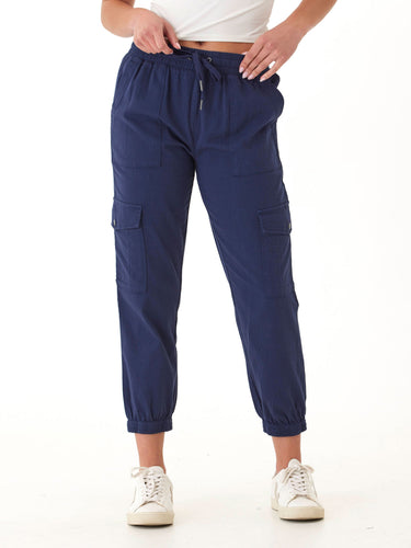 Delilah Stretch Twill Cargo Jogger 27" Womens Bottoms Pants Threads 4 Thought