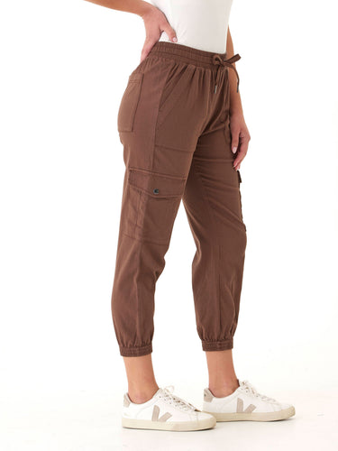 Delilah Stretch Twill Cargo Jogger 27" Womens Bottoms Pants Threads 4 Thought