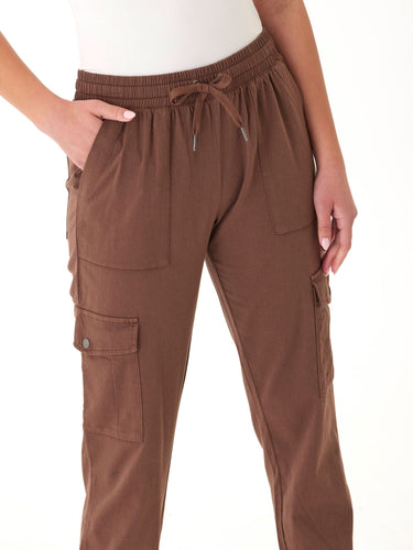Delilah Stretch Twill Cargo Jogger 27" Womens Bottoms Pants Threads 4 Thought