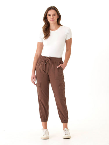 Delilah Stretch Twill Cargo Jogger 27" Womens Bottoms Pants Threads 4 Thought