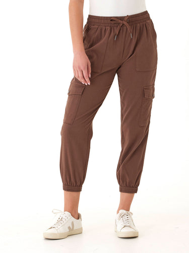 Delilah Stretch Twill Cargo Jogger 27" Womens Bottoms Pants Threads 4 Thought