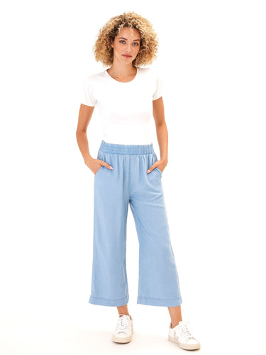 Harlowe Chambray Crop Pant 24" Womens Bottoms Pants Threads 4 Thought