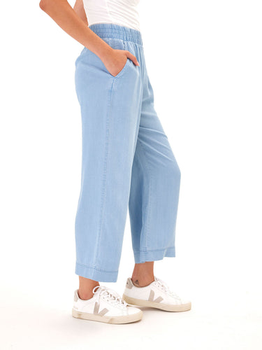 Harlowe Chambray Crop Pant 24" Womens Bottoms Pants Threads 4 Thought