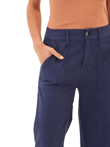 Pamela Stretch Twill Wide Leg Pant Womens Bottoms Pants Threads 4 Thought