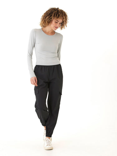 Sallie Essential Eco Woven Jogger Womens Bottoms Pants Threads 4 Thought