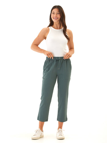 Linda Stretch Twill Capri Pant Womens Bottoms Pants Threads 4 Thought
