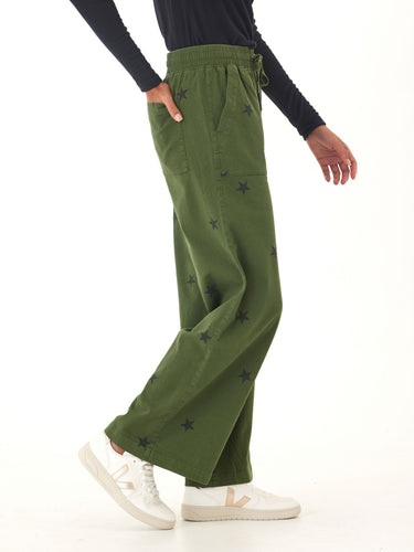Cleo Stars Stretch Twill Wide Leg Pant Womens Bottoms Pants Threads 4 Thought