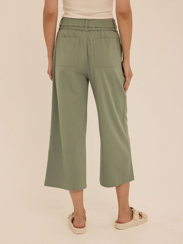 Bemmie Stretch Twill Relaxed Capri Pant Womens Bottoms Pants Threads 4 Thought