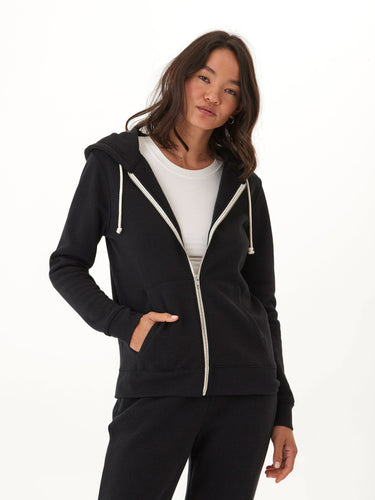 Triblend Zip Hoodie Womens Outerwear Sweatshirt Threads 4 Thought