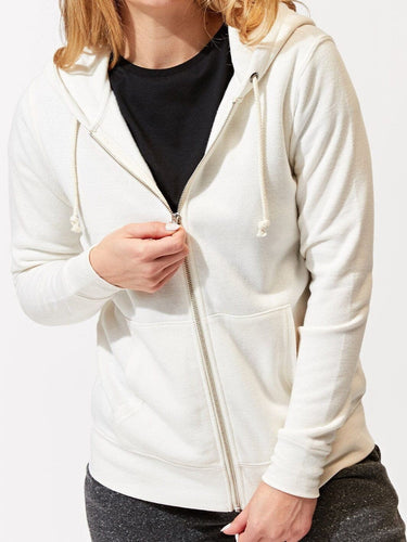 Triblend Zip Hoodie Womens Outerwear Sweatshirt Threads 4 Thought