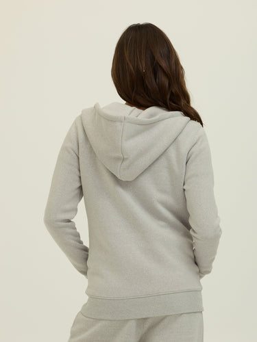 Core Triblend Fleece Classic Zip Hoodie Womens Outerwear Sweatshirt Threads 4 Thought