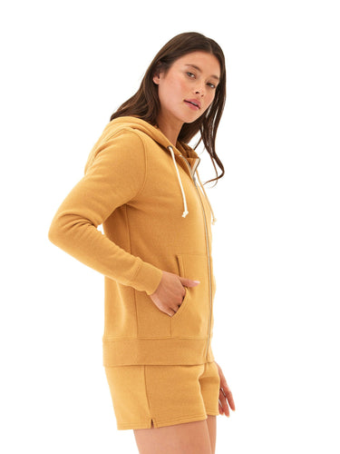Triblend Zip Hoodie Womens Outerwear Sweatshirt Threads 4 Thought