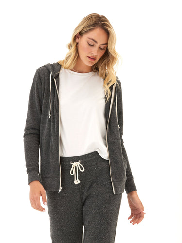 Triblend Zip Hoodie Womens Outerwear Sweatshirt Threads 4 Thought