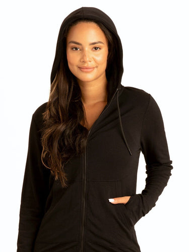 Sybil FeatherLoop Athleisure Jacket Womens Outerwear Sweatshirt Threads 4 Thought