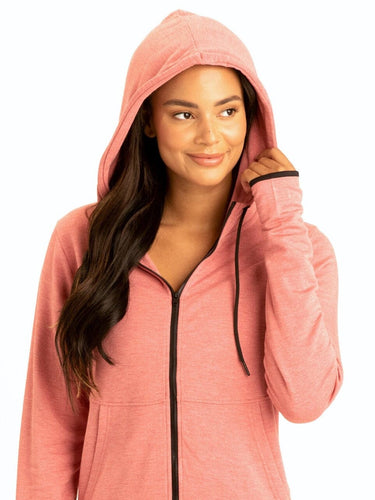 Sybil FeatherLoop Athleisure Jacket Womens Outerwear Sweatshirt Threads 4 Thought