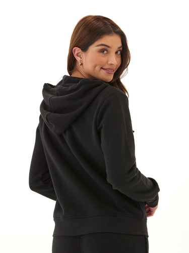 Sinead 1/4 Zip Triblend Fleece Hoodie Womens Outerwear Sweatshirt Threads 4 Thought