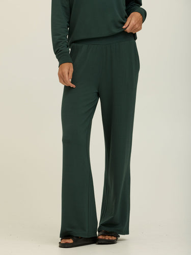 Esmeralda Feather Fleece Wide Leg Pant Womens Bottoms Sweatpants Threads 4 Thought