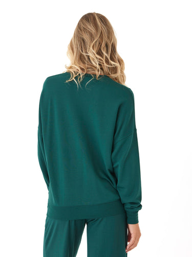 Cathy Feather Fleece Boyfriend Fit Pullover Womens Outerwear Sweatshirt Threads 4 Thought