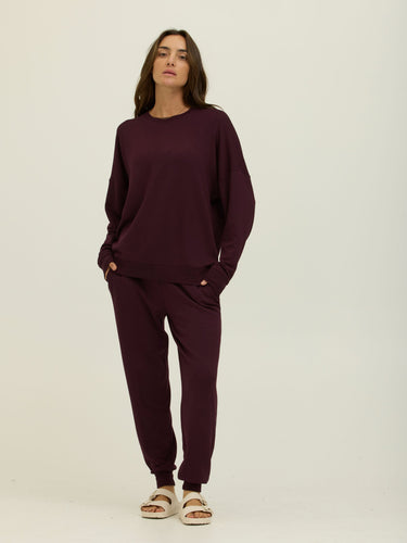 Core Feather Fleece Sweatshirt Womens Outerwear Sweatshirt Threads 4 Thought