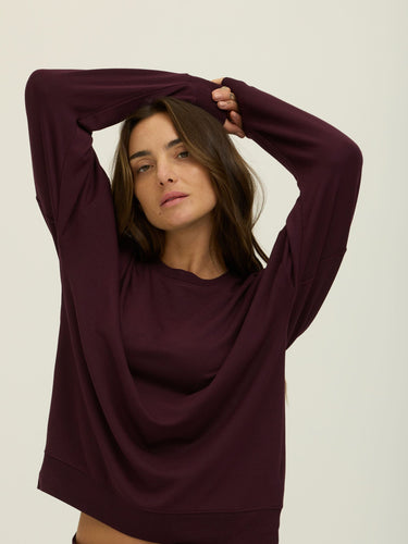 Core Feather Fleece Sweatshirt Womens Outerwear Sweatshirt Threads 4 Thought
