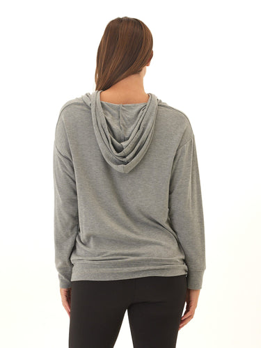 Madge Feather Fleece Pullover Hoodie Womens Outerwear Sweatshirt Threads 4 Thought