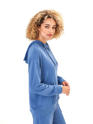 Madge Feather Fleece Pullover Hoodie Womens Outerwear Sweatshirt Threads 4 Thought