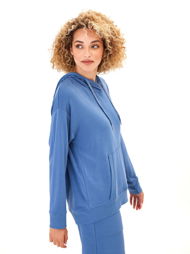 Madge Feather Fleece Pullover Hoodie Womens Outerwear Sweatshirt Threads 4 Thought