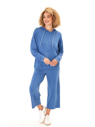 Madge Feather Fleece Pullover Hoodie Womens Outerwear Sweatshirt Threads 4 Thought