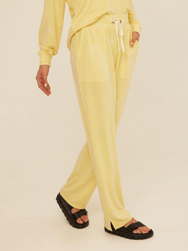 Theresa Spray Wash Modal Terry Straight Leg Pant Womens Bottoms Sweatpants Threads 4 Thought