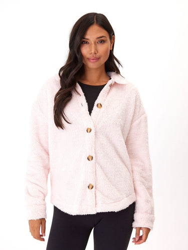 Anthea Sherpa Shirt Jacket Womens Outerwear Jacket Threads 4 Thought