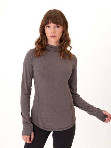 Linnaea Luxe Jersey Fitted Hoodie Womens Tops Long Threads 4 Thought