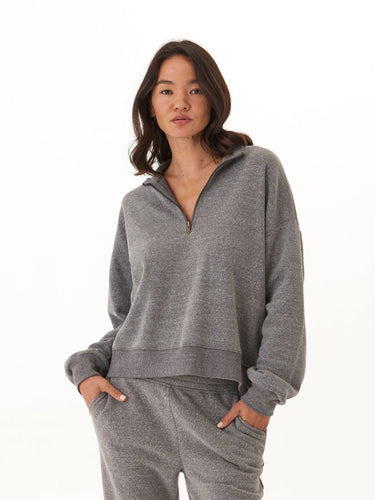 Constance Tribend Fleece Half Zip Pullover Womens Outerwear Sweatshirt Threads 4 Thought
