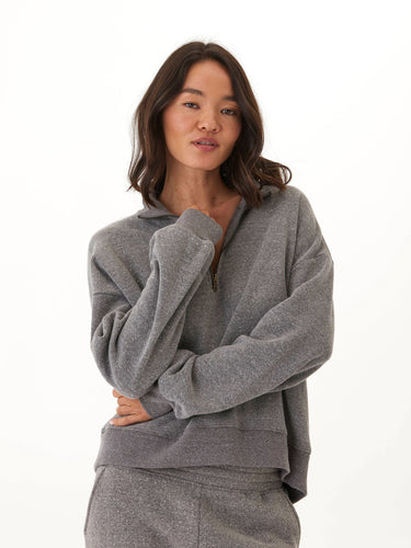 Constance Tribend Fleece Half Zip Pullover Womens Outerwear Sweatshirt Threads 4 Thought
