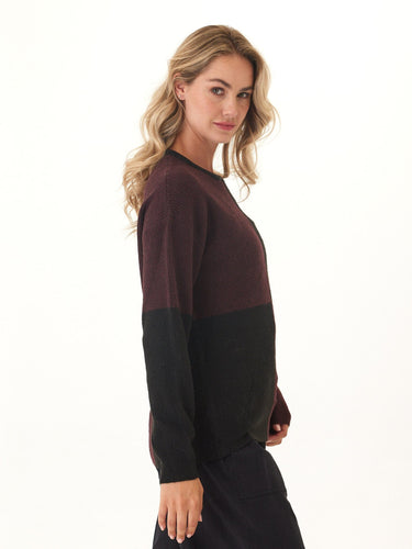 Beryl Colorblock Sweater Womens Outerwear Sweater Threads 4 Thought
