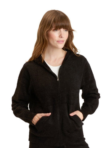 Alyce Fuzzy Knit Hoodie Womens Outerwear Sweater Threads 4 Thought