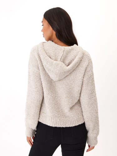 Tanisha Boucle Henley Hoodie Womens Outerwear Sweater Threads 4 Thought