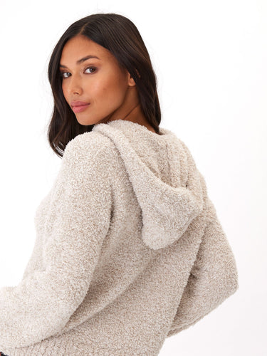 Tanisha Boucle Henley Hoodie Womens Outerwear Sweater Threads 4 Thought