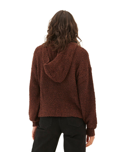 Tanisha Boucle Henley Hoodie Womens Outerwear Sweater Threads 4 Thought