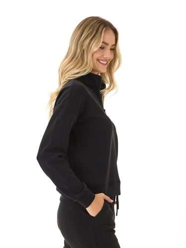 Drea Modal 1/4-Zip Jacket Womens Outerwear Sweatshirt Threads 4 Thought