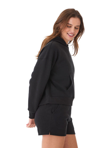Marcellina Triblend Fleece Pullover Hoodie Womens Outerwear Sweatshirt Threads 4 Thought