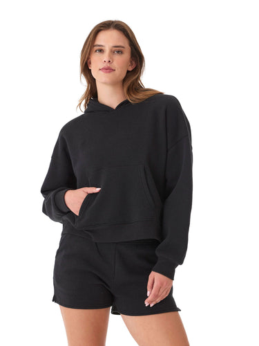 Marcellina Triblend Fleece Pullover Hoodie Womens Outerwear Sweatshirt Threads 4 Thought