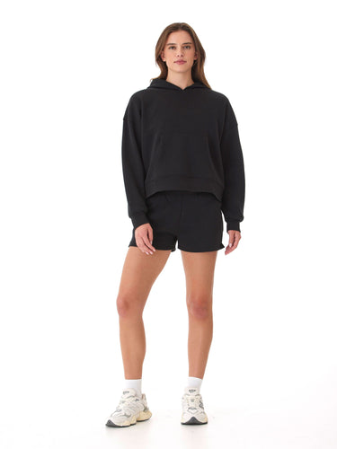 Marcellina Triblend Fleece Pullover Hoodie Womens Outerwear Sweatshirt Threads 4 Thought