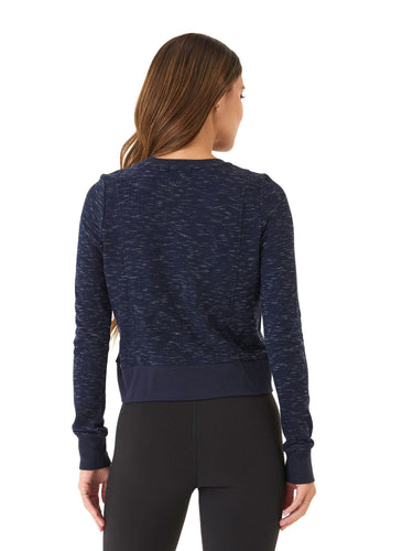 Marie Rhythm Slub Step-Hem Pullover Womens Tops Long Tee Threads 4 Thought