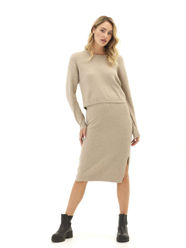 Yvonne Cozy Rib Pullover Sweater Womens Outerwear Sweater Threads 4 Thought